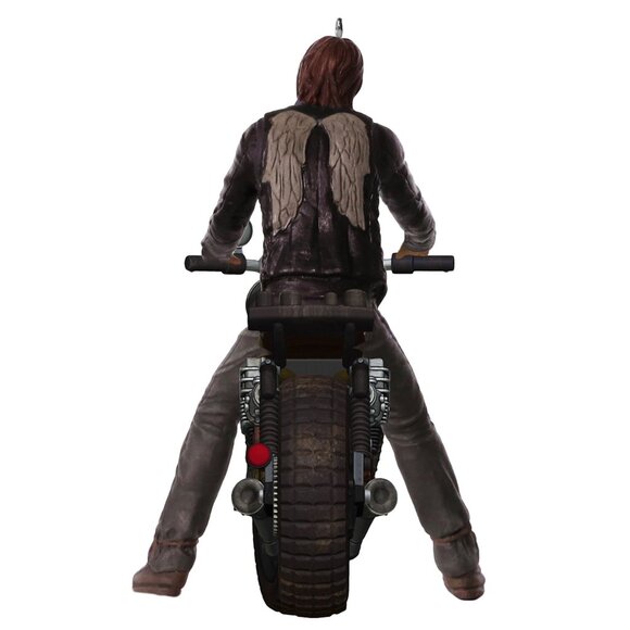 New! Walking Dead Daryl Dixon Motorcycle Hallmark Keepsake Christmas Ornament - Picture 4 of 5